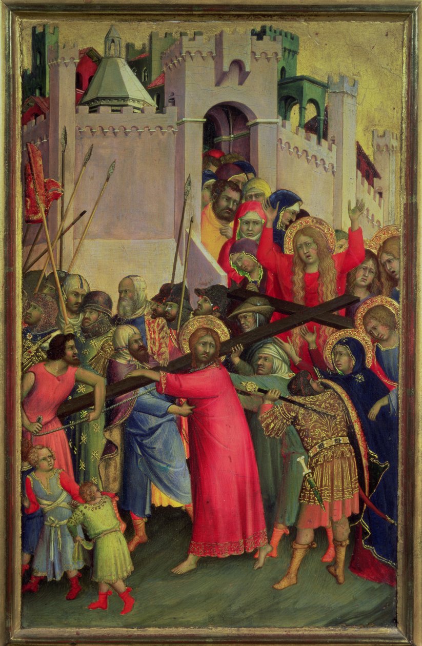 La strada per il Calvario da Simone Martini