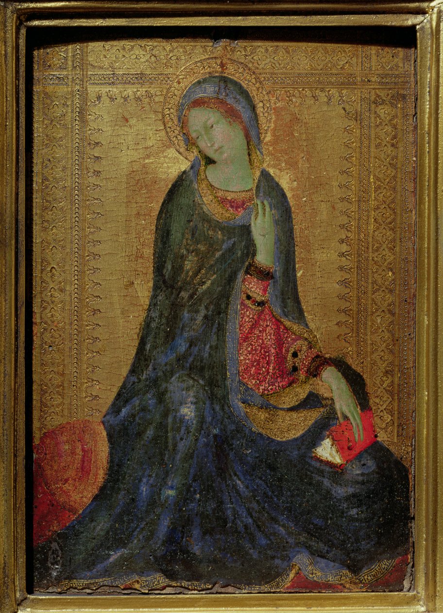 Vergine annunciata, pannello destro del dittico da Simone Martini