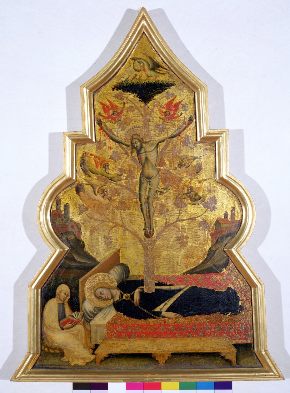 Il Sogno della Vergine, c.1355-60 (tempera e foglia d