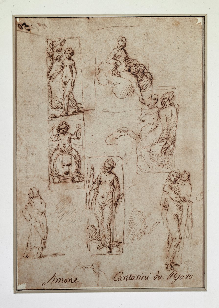 Disegni e schizzi da Simone Cantarini