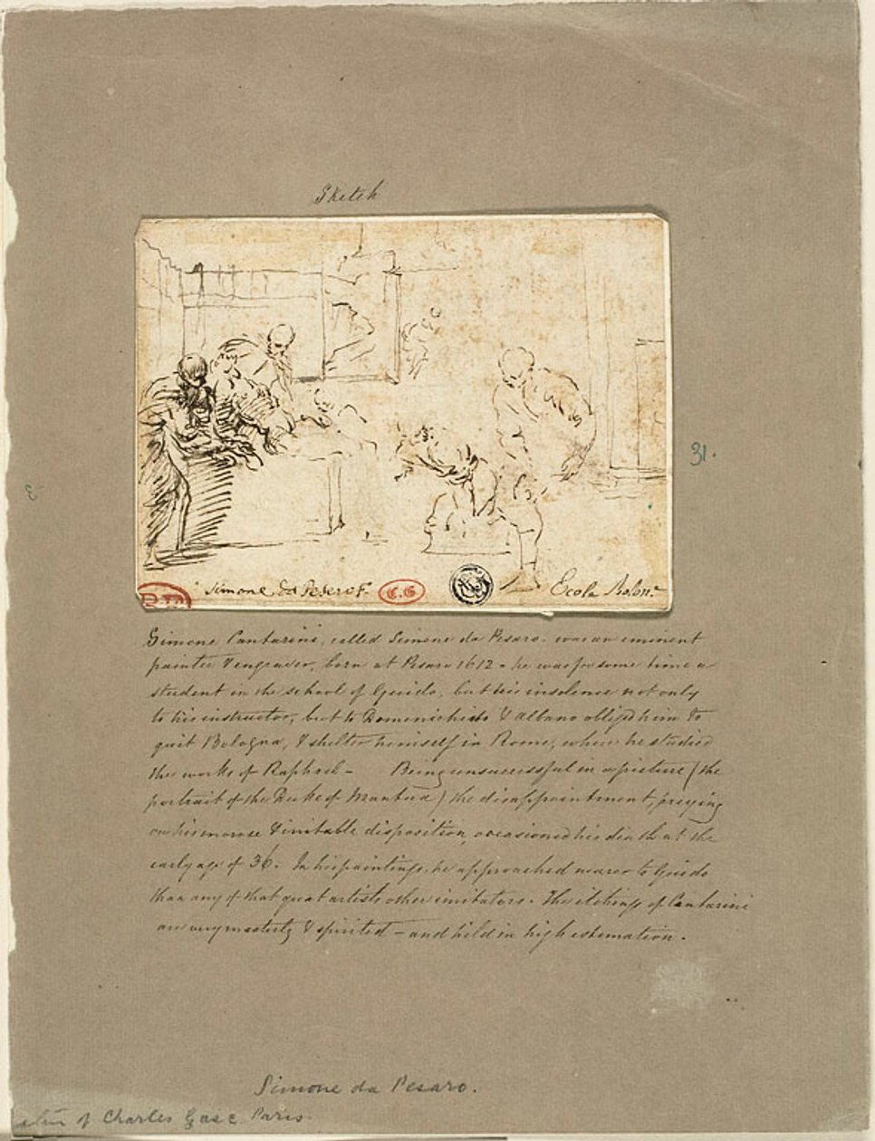 Mat storico da Simone Cantarini