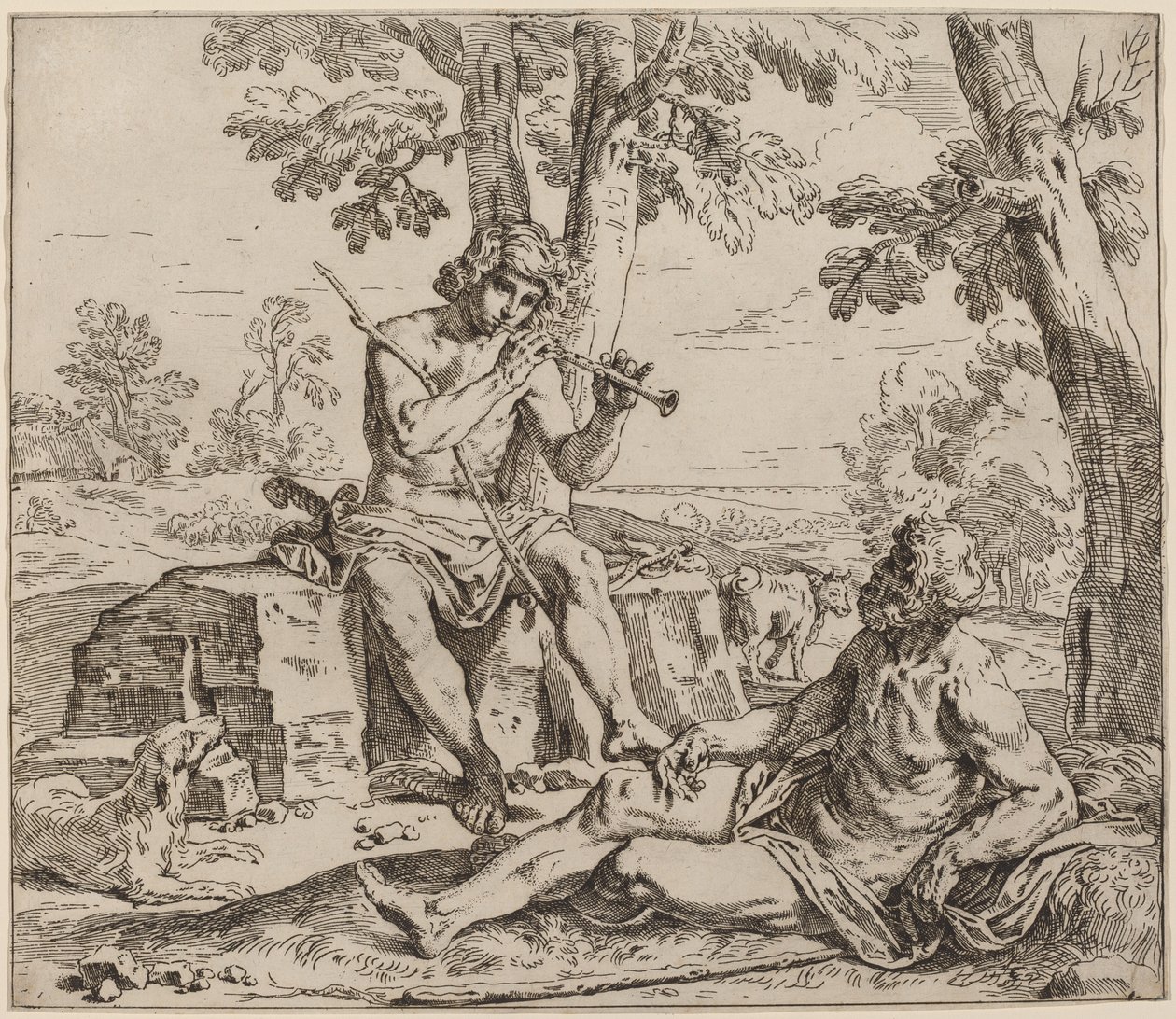 Mercurio e Argo da Simone Cantarini