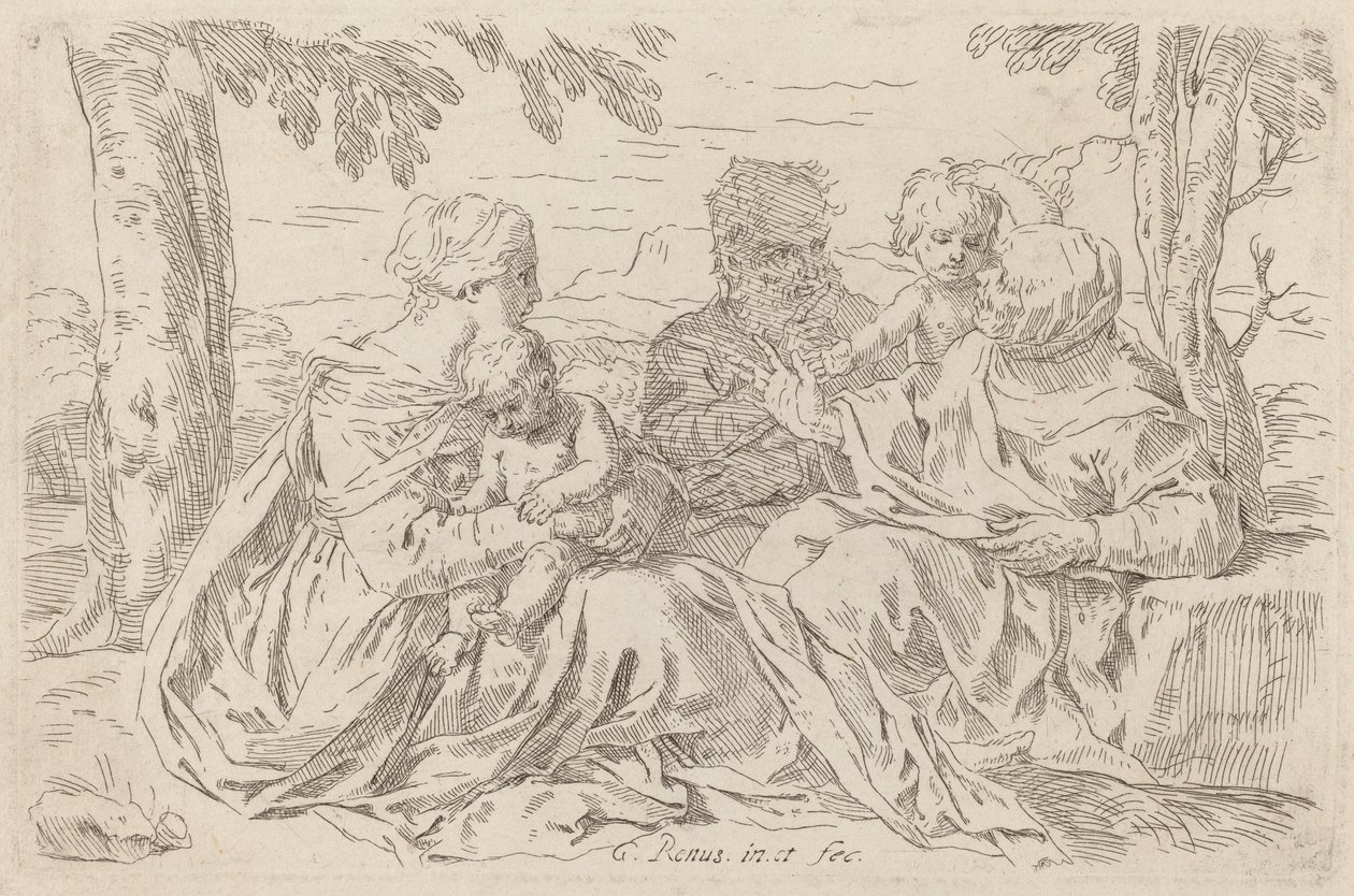 La Sacra Famiglia da Simone Cantarini