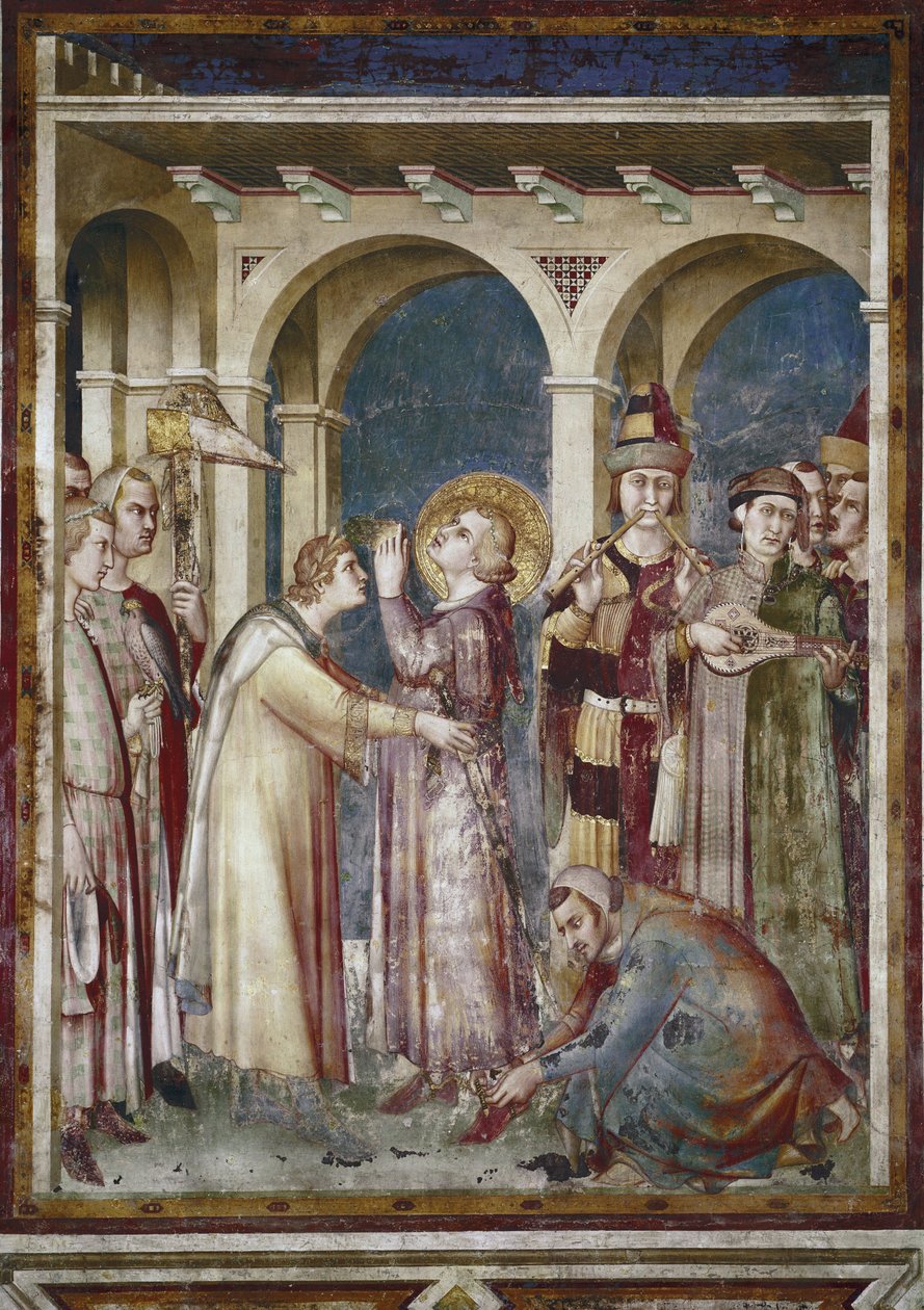 Affresco della vita di San Martino (dettaglio) da Simone Martini