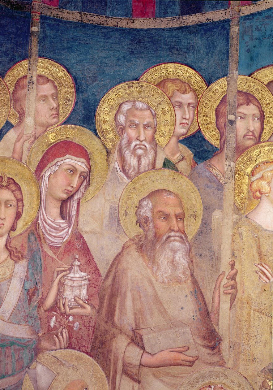 Maestà (dettaglio dei santi, 1315) da Simone Martini