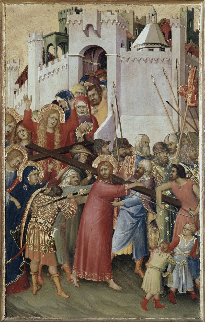 Polittico Orsini: Cristo che porta la croce da Simone Martini