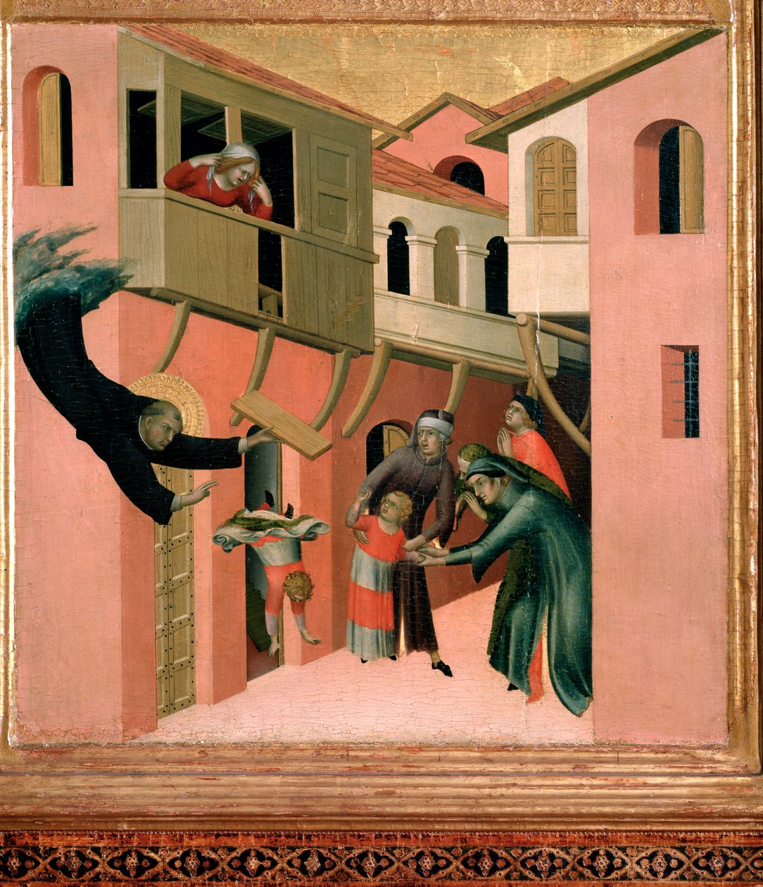 Il monaco italiano Agostino Novello e la rappresentazione di quattro dei suoi miracoli da Simone Martini