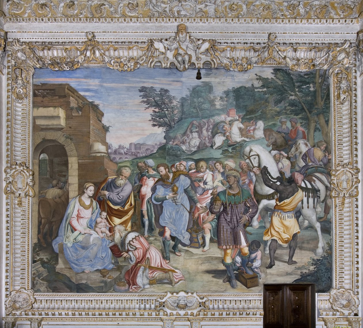 Adorazione dei Magi da Simone Veneziano Peterzano