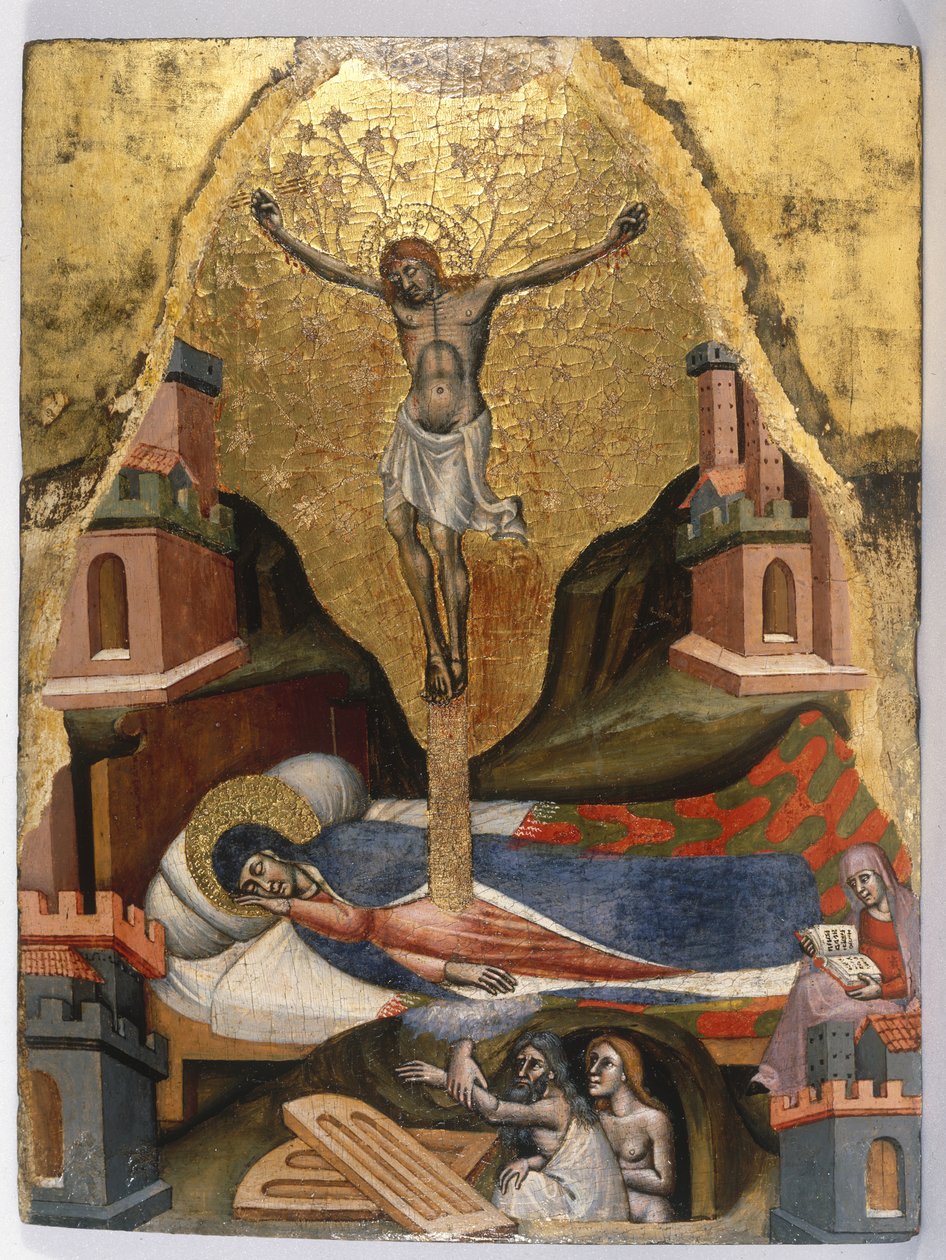 Il sogno della Vergine, c.1365-80 da Simone dei Crocifissi