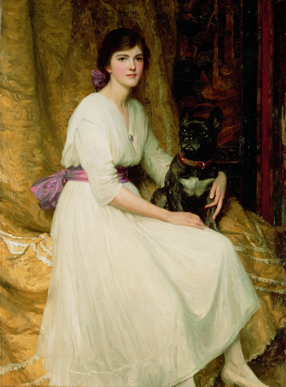 Ritratto di Miss Dorothy Dicksee da Frank Dicksee