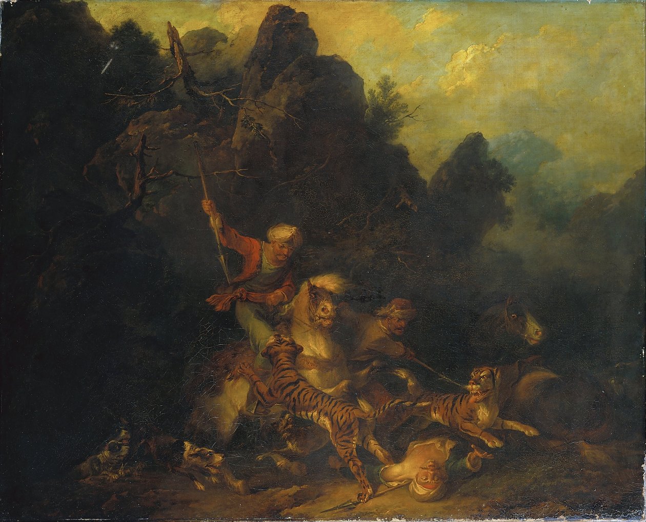 Caccia alla tigre da Sir Peter Francis Bourgeois
