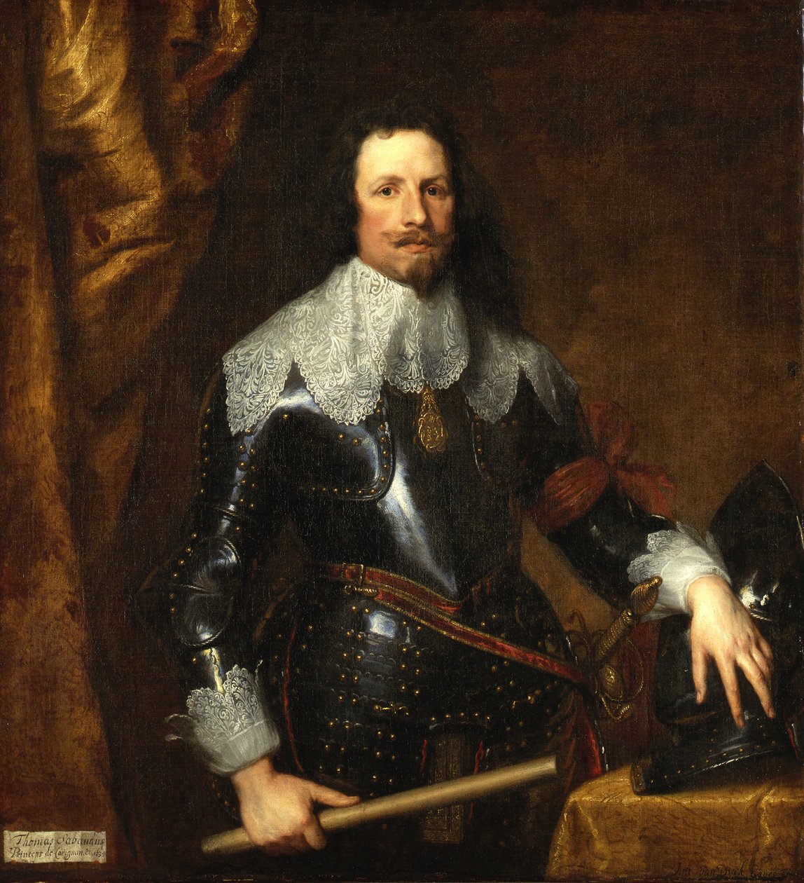 Ritratto di Tommaso Francesco di Savoia, Principe di Carignano da Sir Anthony van Dyck