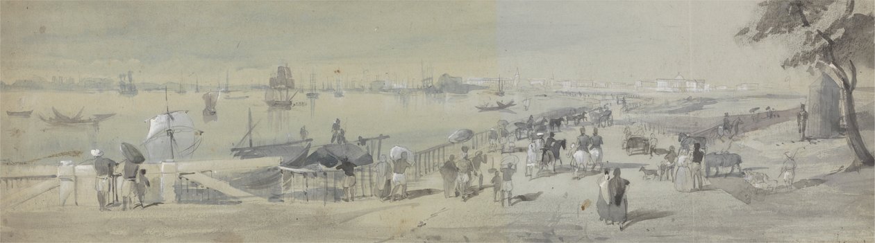 Vista generale di Calcutta, dall