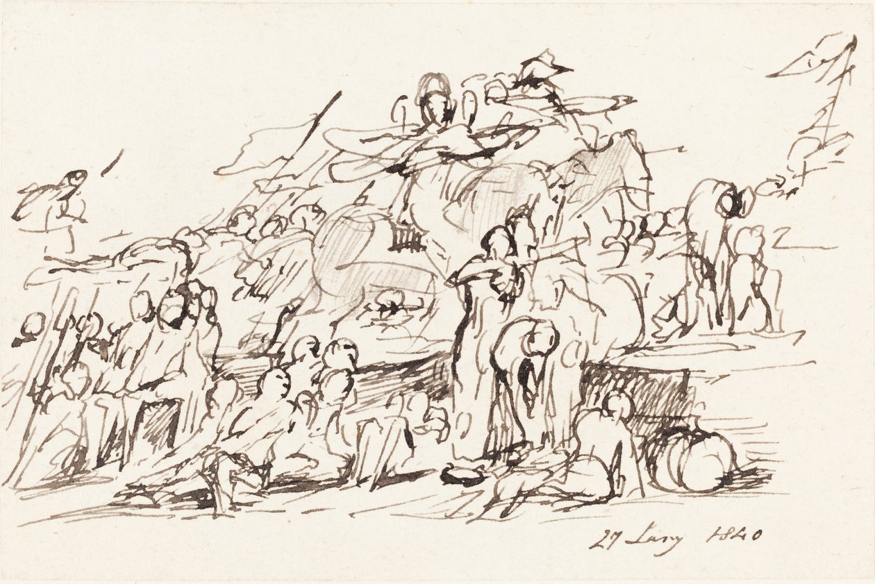 Scena di battaglia da Sir David Wilkie