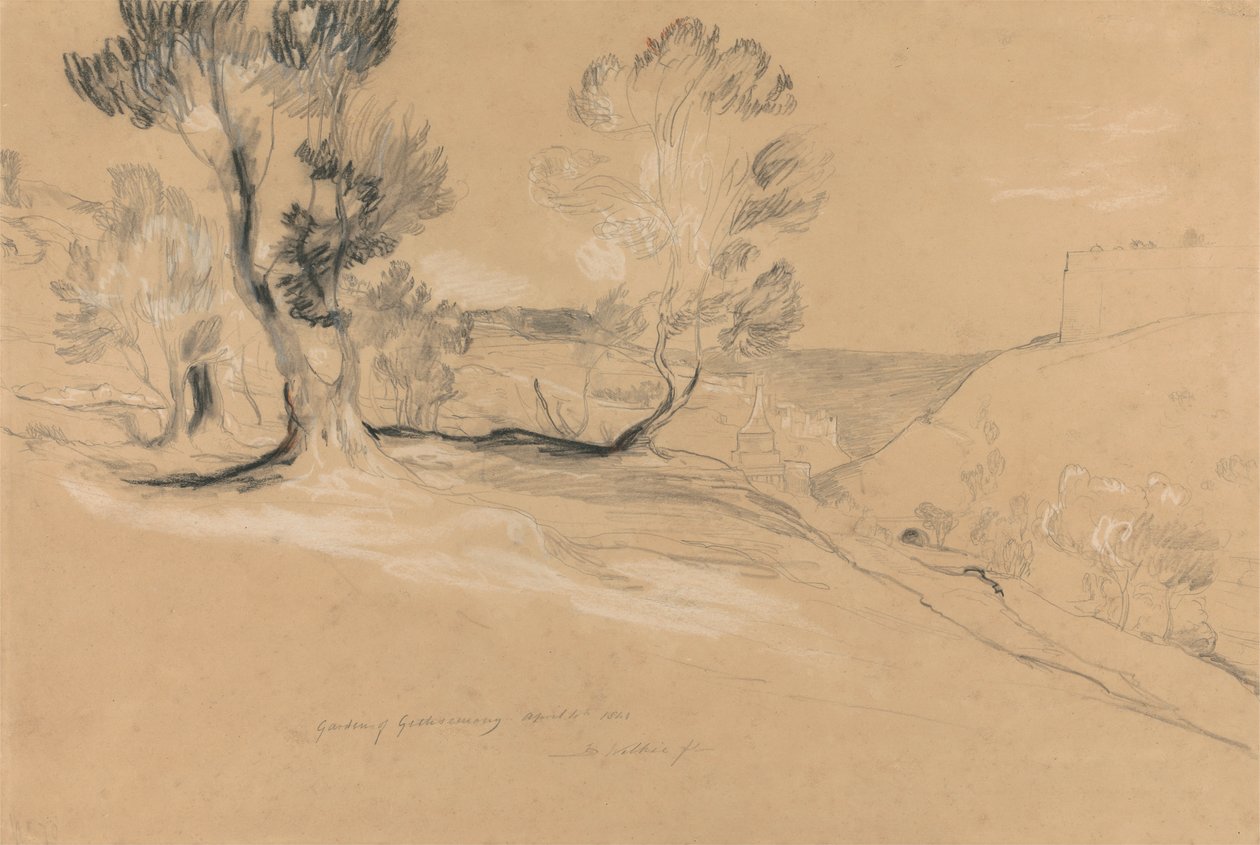 Giardino del Getsemani da Sir David Wilkie