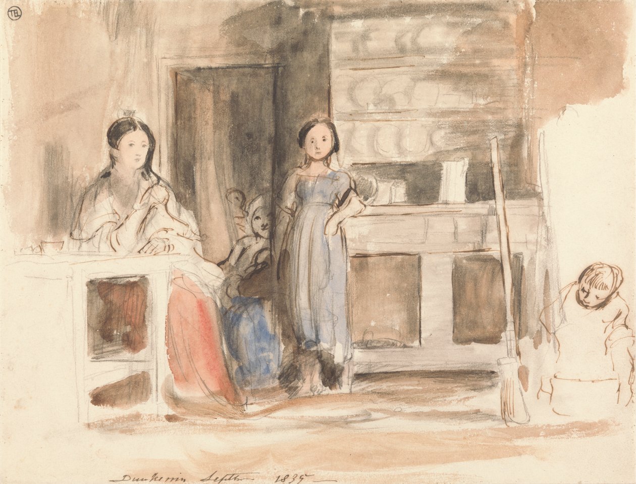 Scena di cucina: Dunkerrin, settembre 1835 da Sir David Wilkie