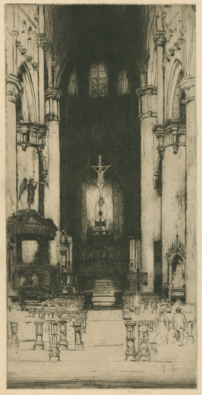 Notre Dame, Dinant [Serie Belga: N. 8] da Sir David Young Cameron