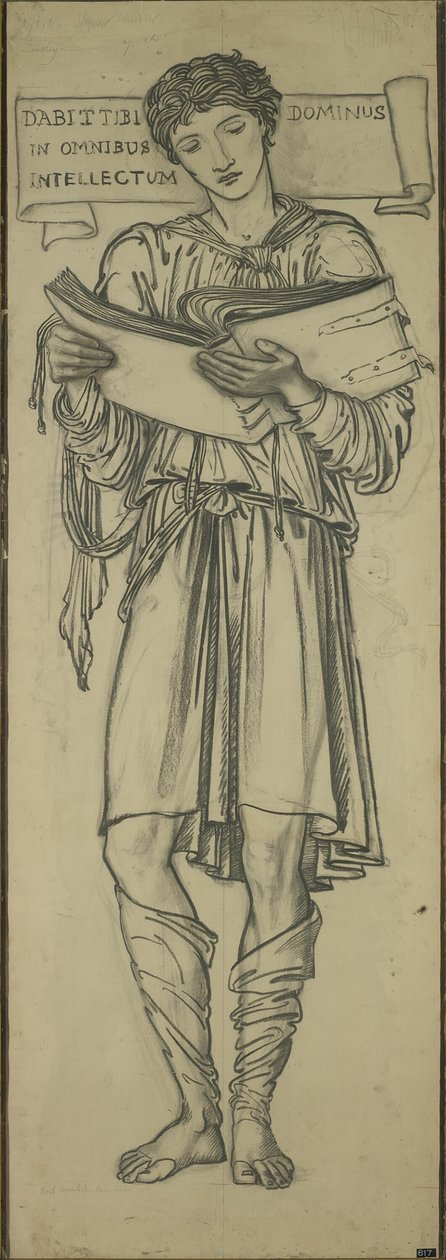 Timoteo (Cartone per la finestra est della Lady Chapel) da Sir Edward Burne Jones