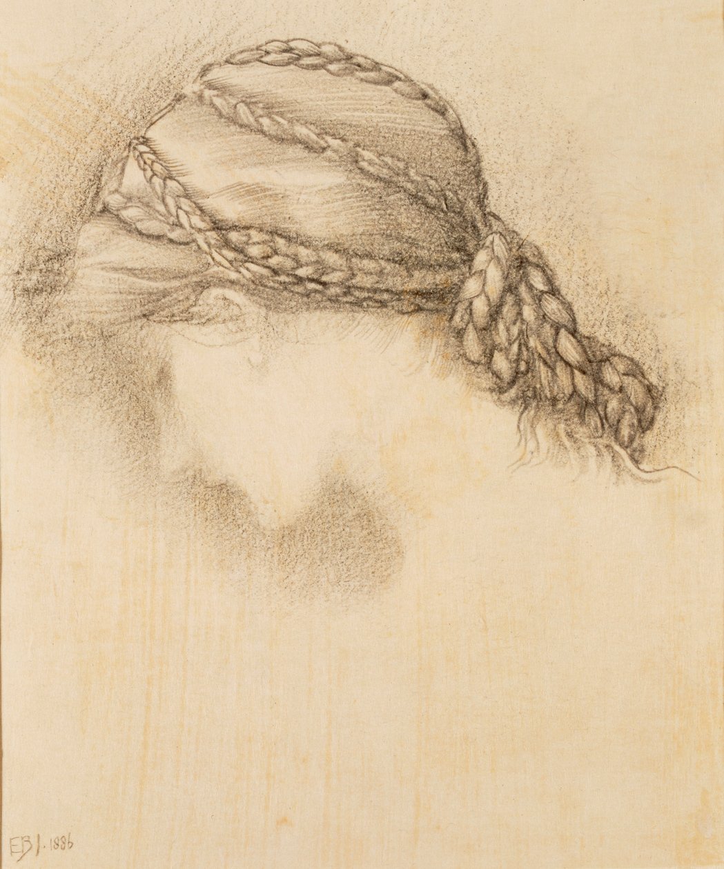 Testa di donna (dettaglio) da Sir Edward Burne Jones