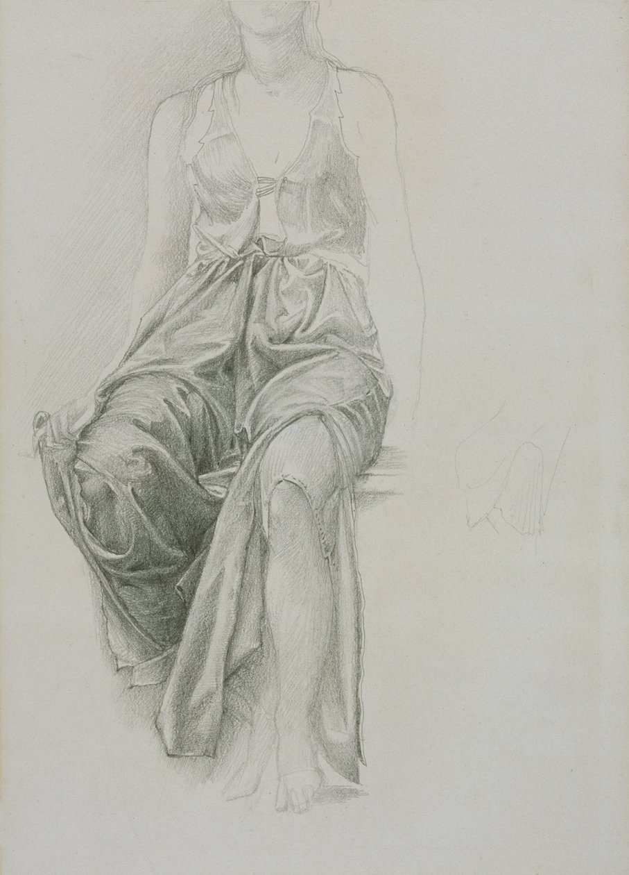 Studio di drappeggio per 