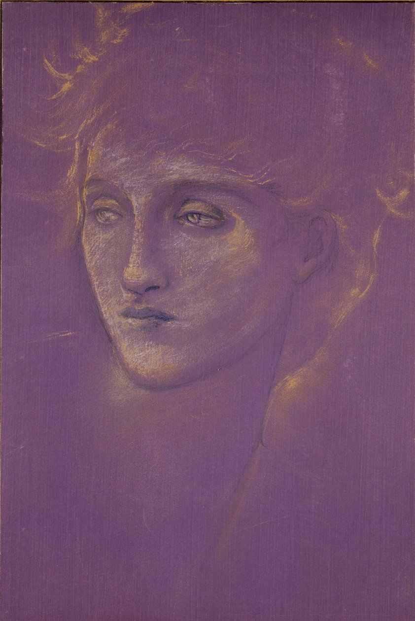 Testa di donna da Sir Edward Coley Burne Jones