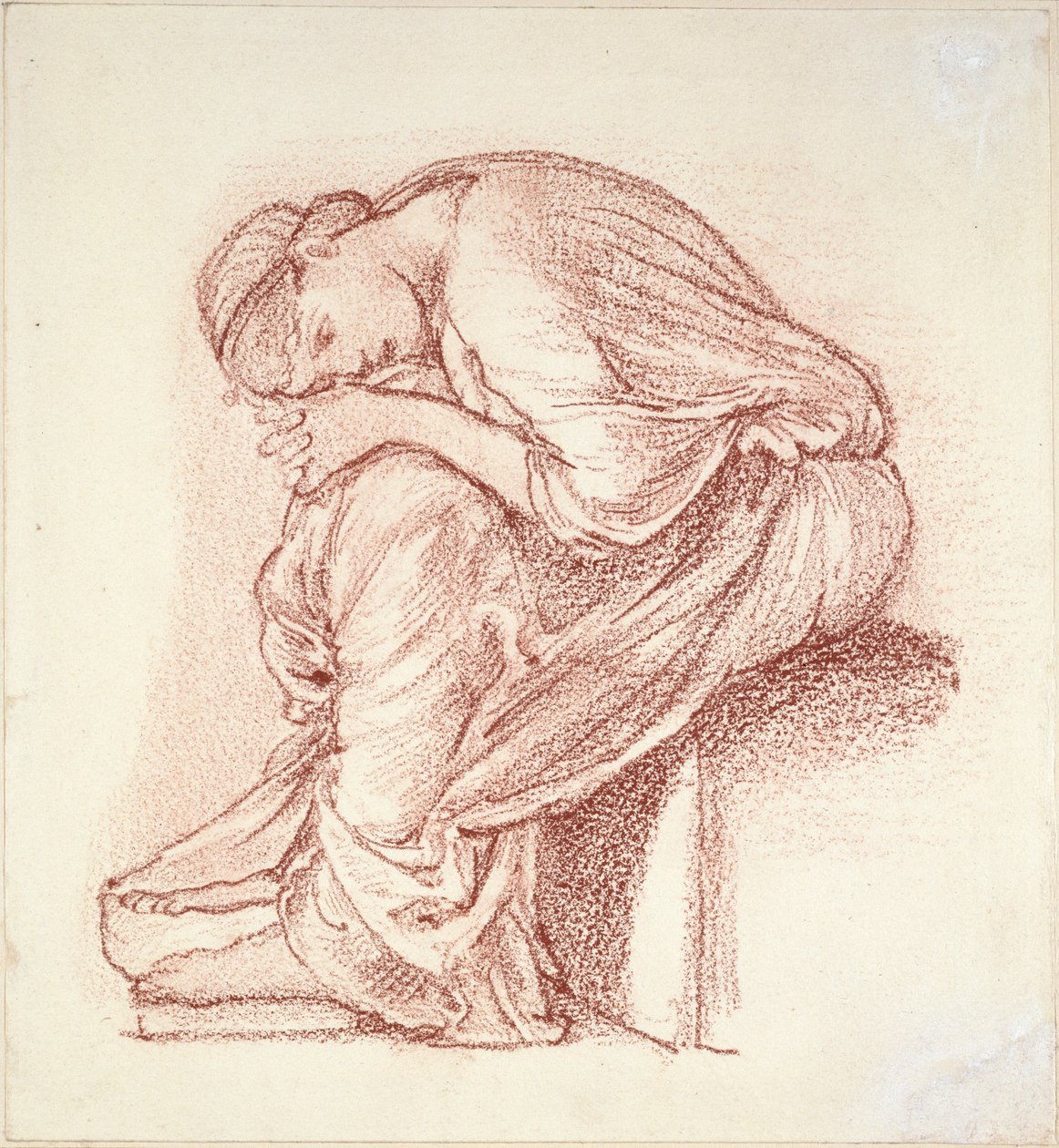 Figura seduta di una donna, fine XIX secolo da Sir Edward Coley Burne Jones