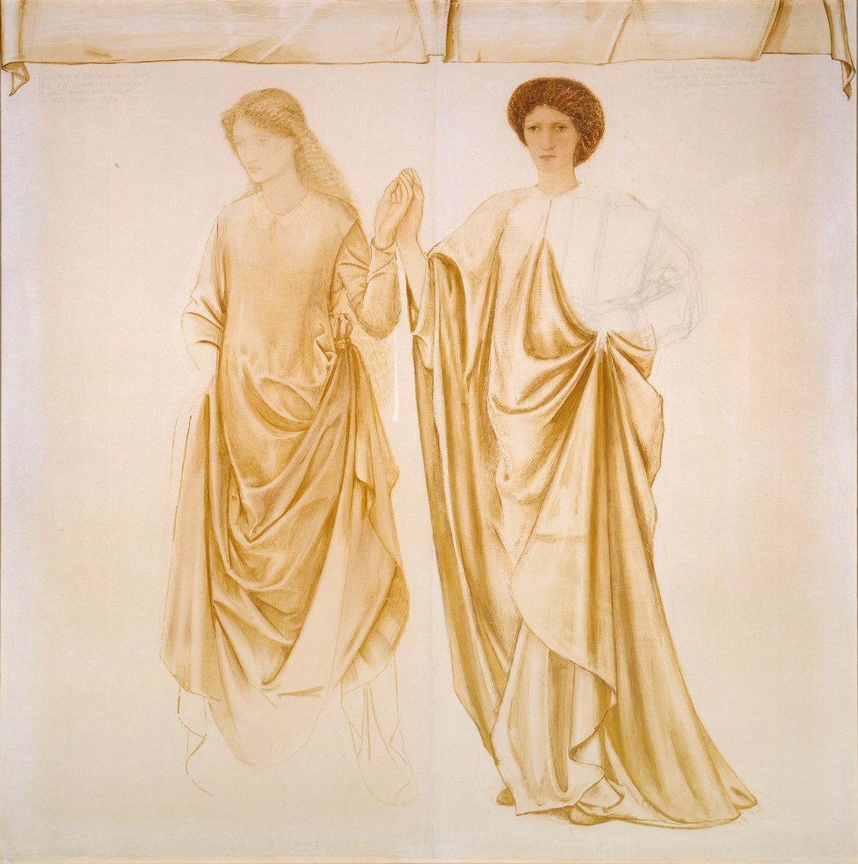 Le due mogli di Giasone, prima del 1872 da Sir Edward Coley Burne Jones