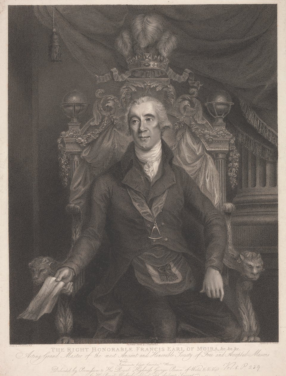 Francis Rawdon-Hastings, 1° Marchese di Hastings da Sir Edwin Henry Landseer