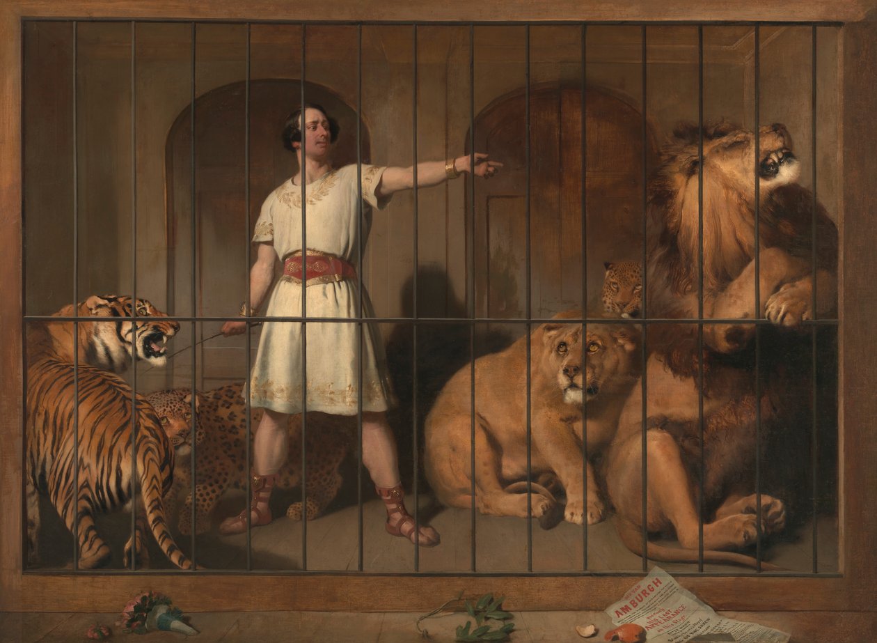 Ritratto del signor Van Amburgh, come appariva con i suoi animali nei teatri di Londra da Sir Edwin Henry Landseer