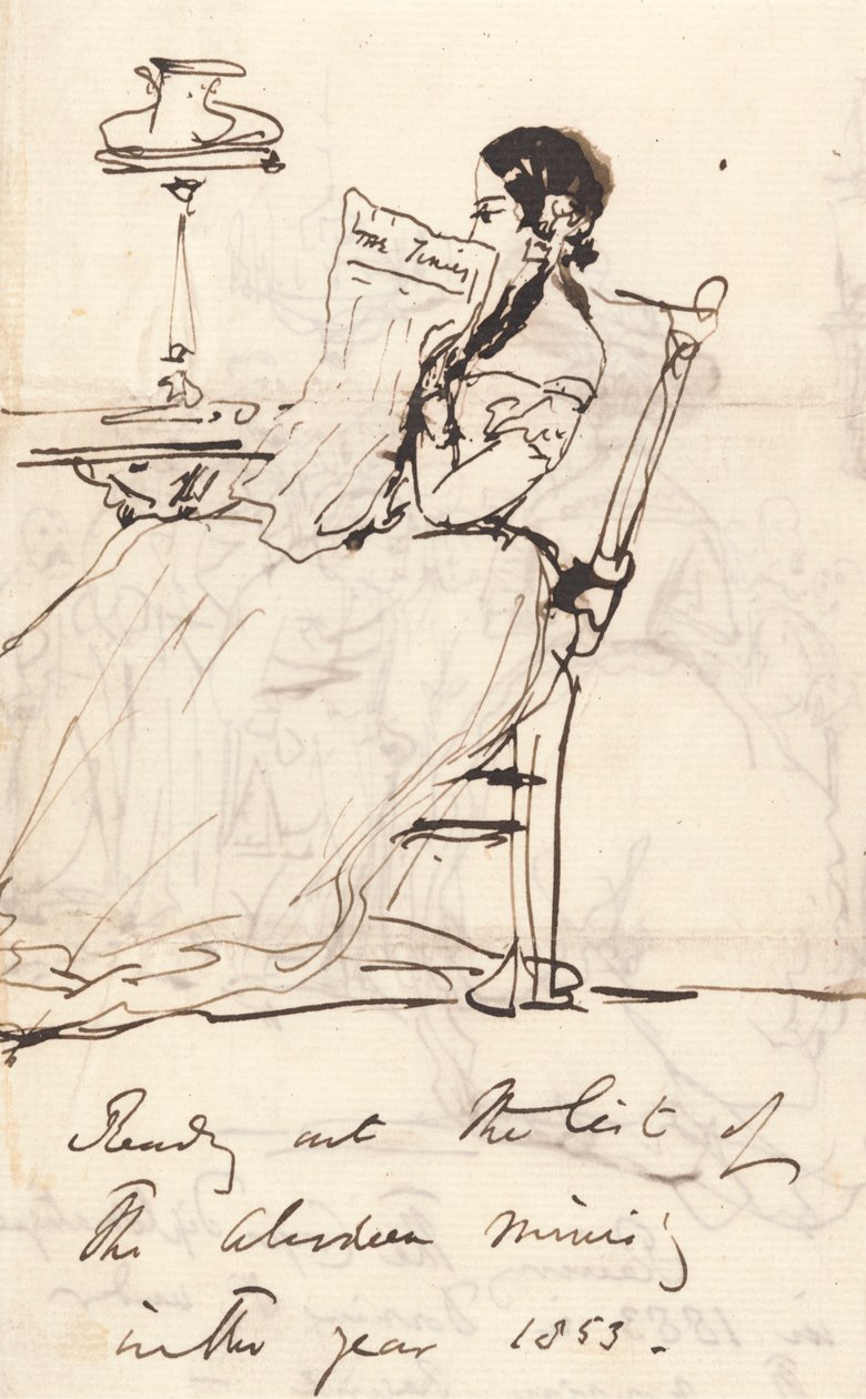 Lettura della lista del ministero di Aberdeen da Sir Edwin Henry Landseer