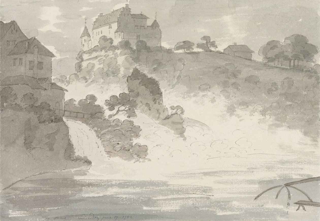 Cascate di Sciaffusa da Sir George Howland Beaumont seventh Baronet