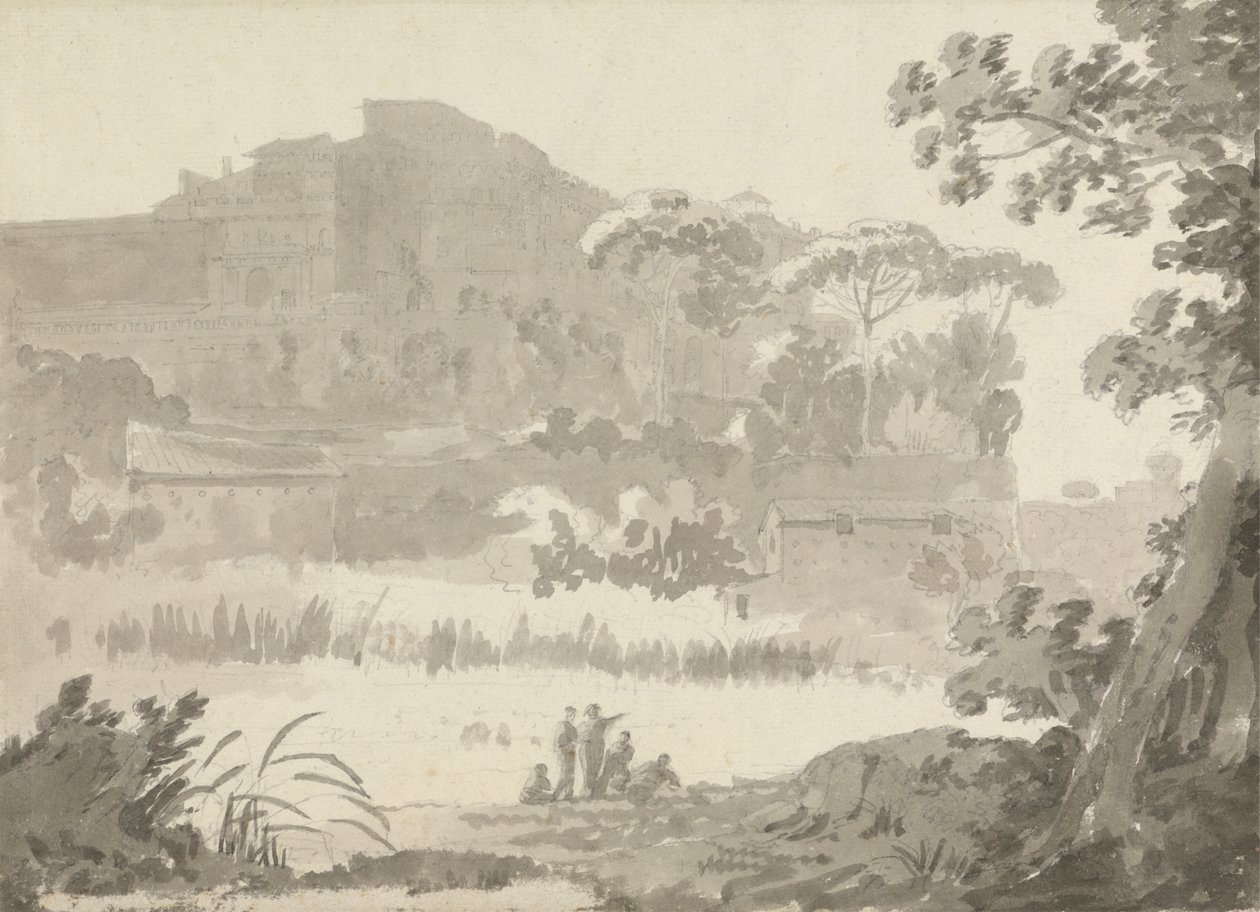 Vaticano dalla strada per Ponte Mola da Sir George Howland Beaumont seventh Baronet