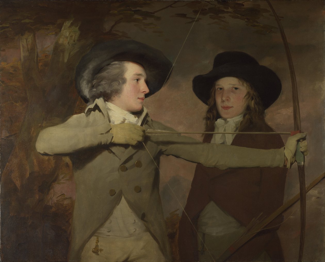 Robert Ferguson di Raith e il tenente generale Sir Ronald Ferguson Gli arcieri da Sir Henry Raeburn