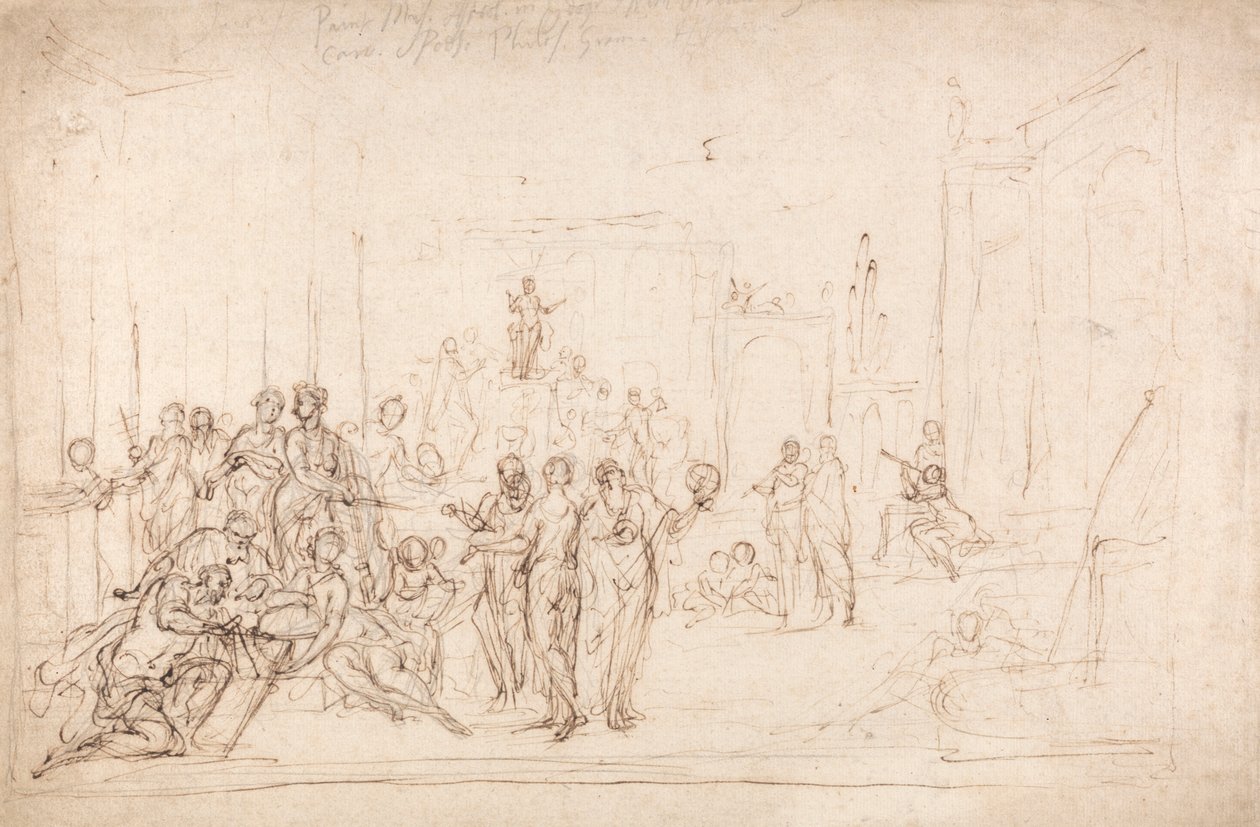 Apollo e le Muse da Sir James Thornhill
