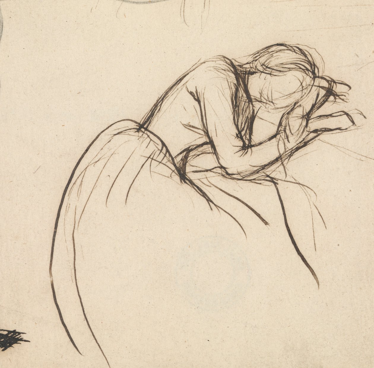 Una Donna Piegata dal Dolore da Sir John Everett Millais