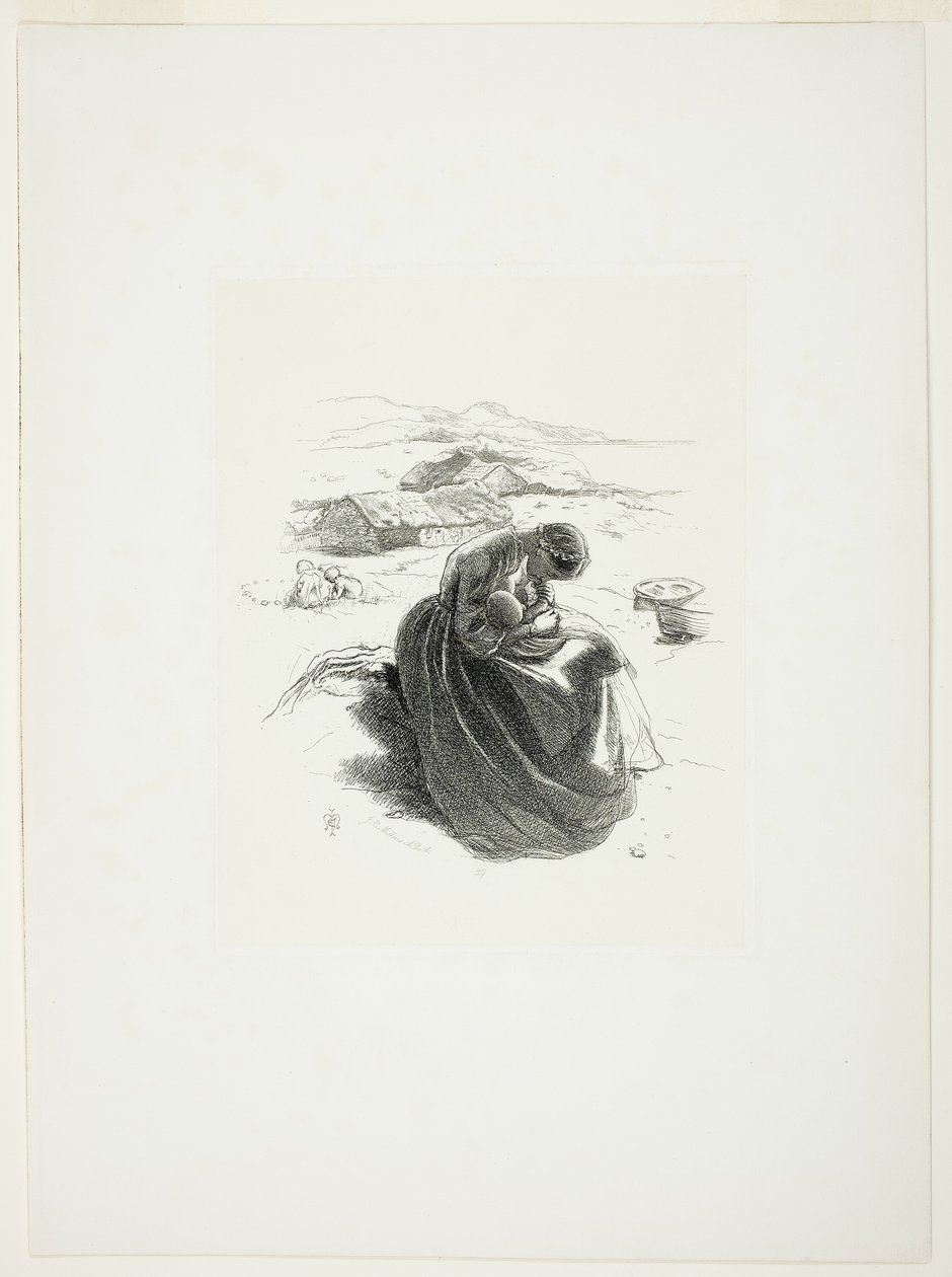 La giovane madre da Sir John Everett Millais