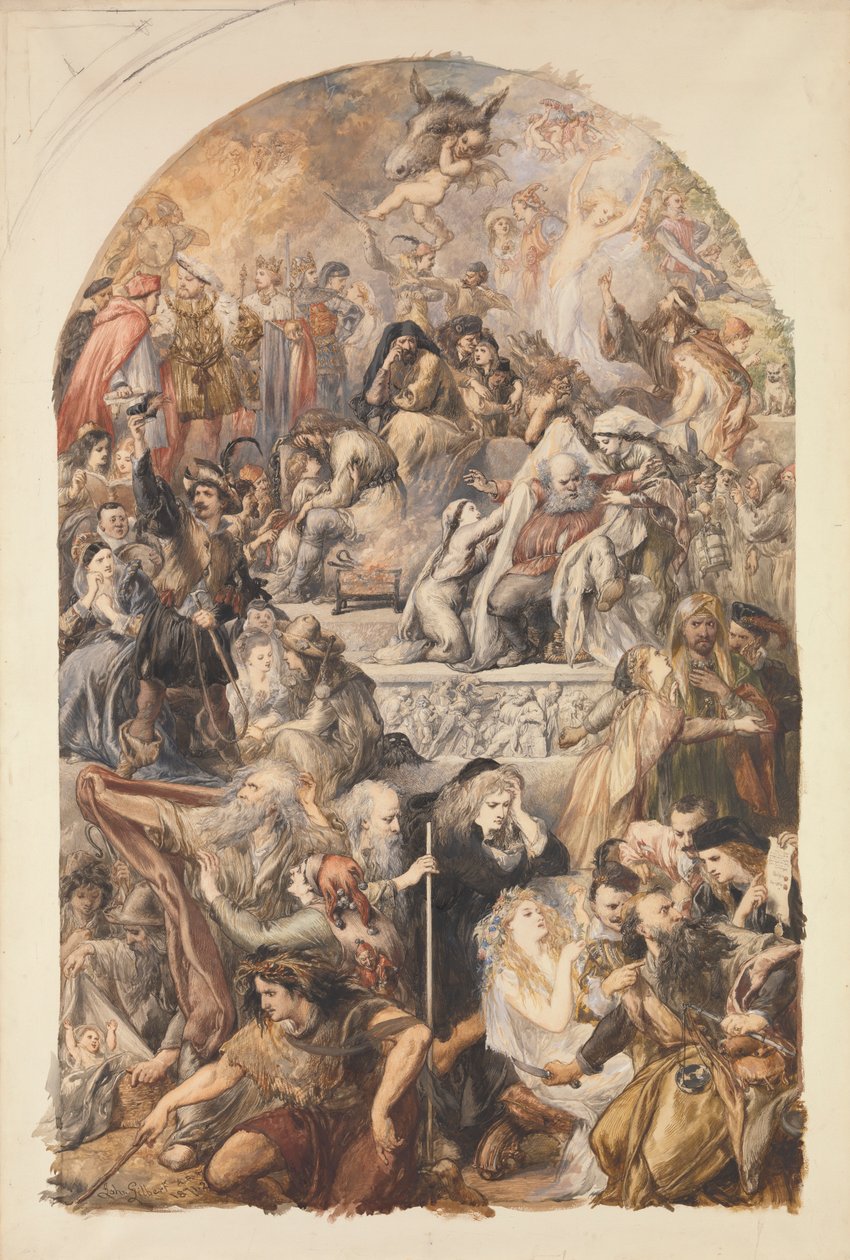 Apoteosi dei Personaggi di Shakespeare da Sir John Gilbert