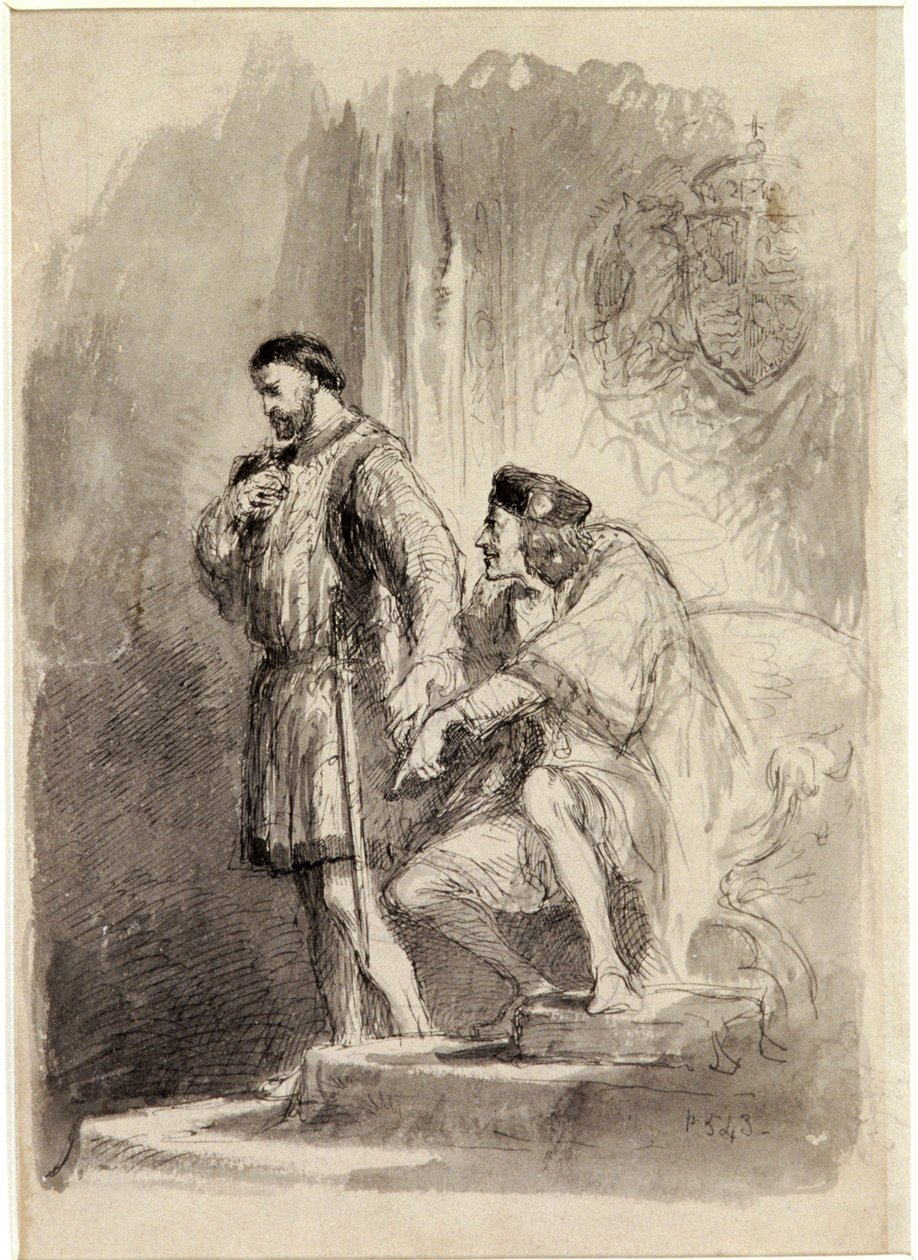 Re Riccardo III, circa 1856-1859 da Sir John Gilbert