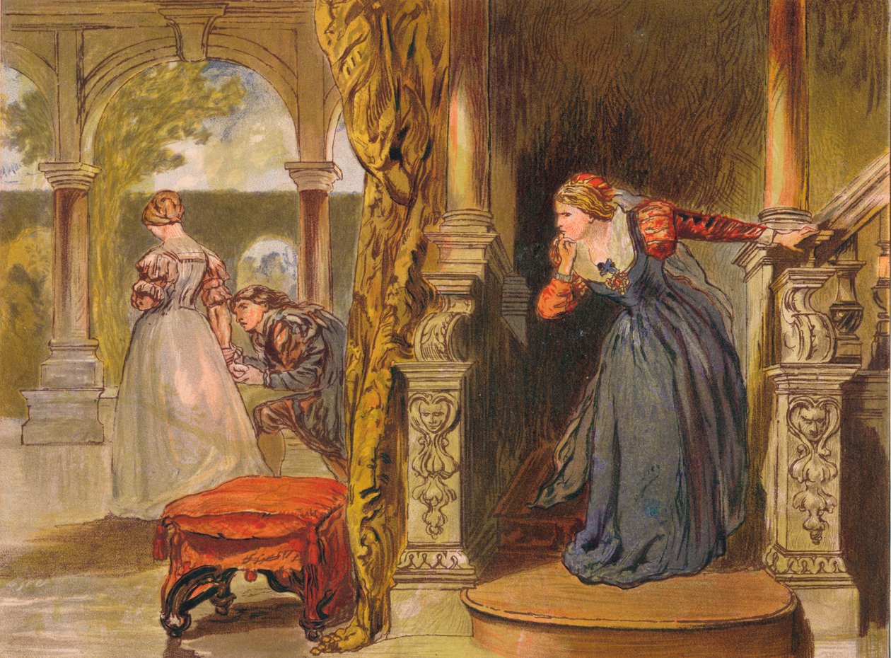Non sospirate più, signore, non sospirate più, c. 1875 da Sir John Gilbert