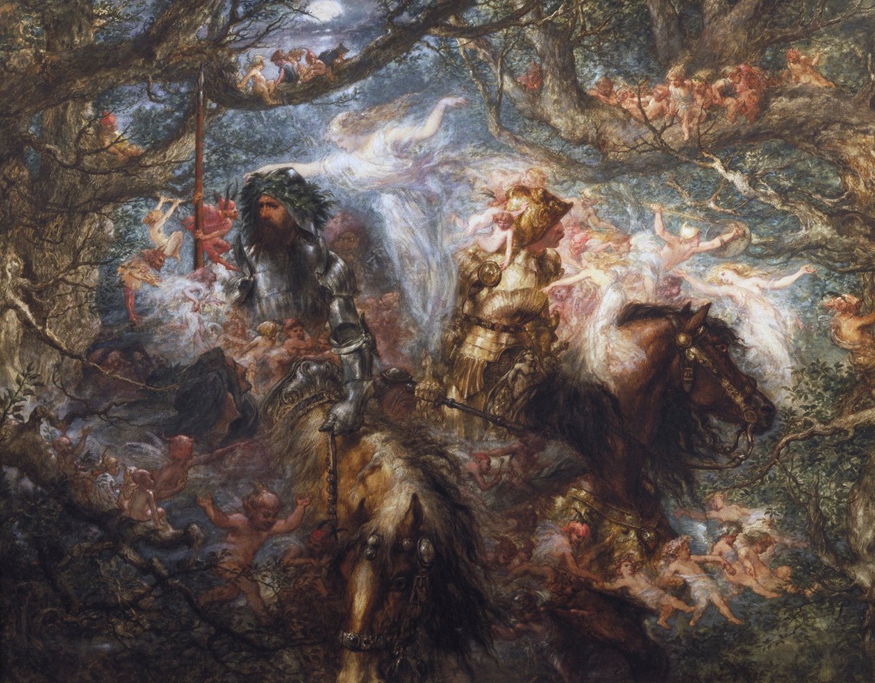 La foresta incantata, 1886 da Sir John Gilbert