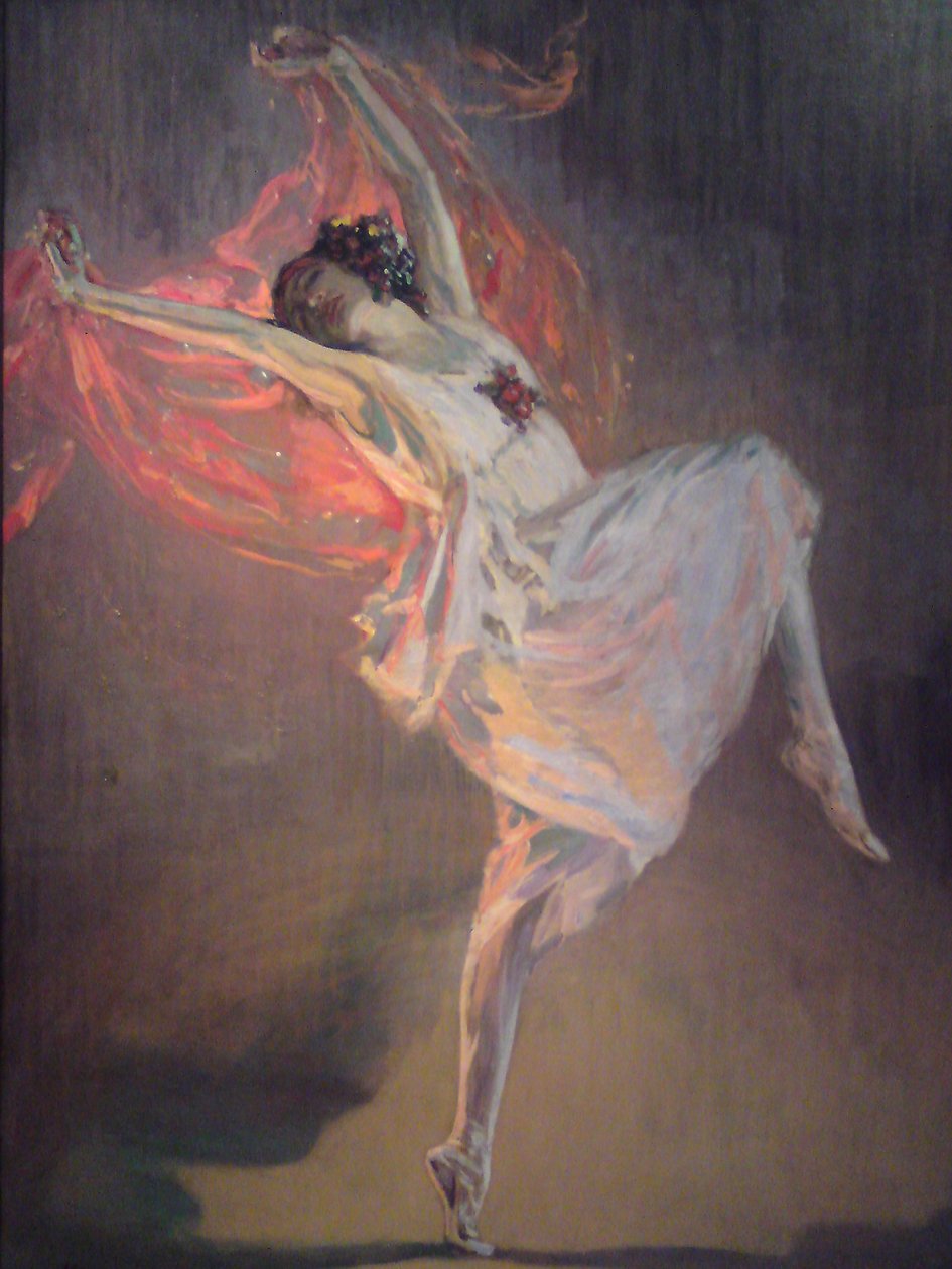 Ballerina Anna Pavlova 1881-1931, 1910s da Sir John Lavery