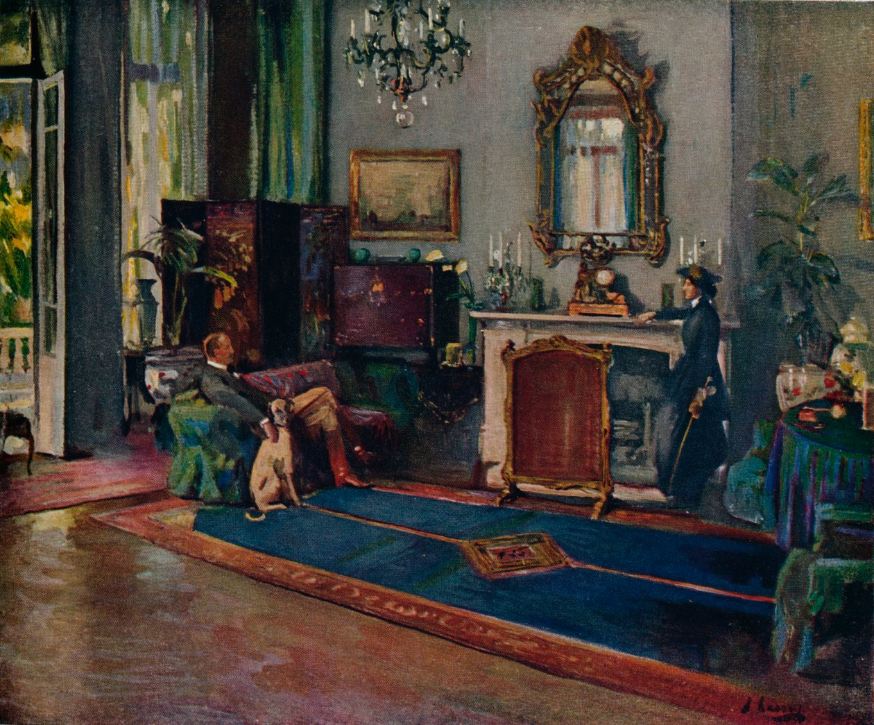 Il levriero da Sir John Lavery