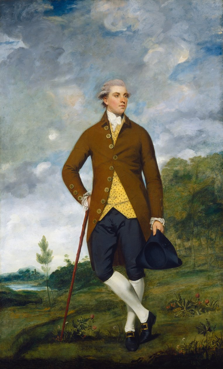 John Musters, 1777-c. 1780 da Sir Joshua Reynolds