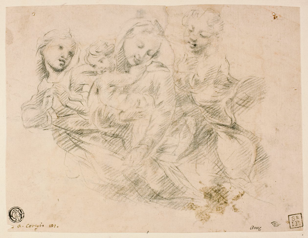 Madonna con Bambino e due angeli da Sir Joshua Reynolds