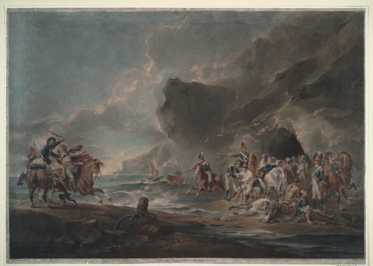 Contrabbandieri sconfitti, 1795-1798 da Sir Peter Francis Bourgeois