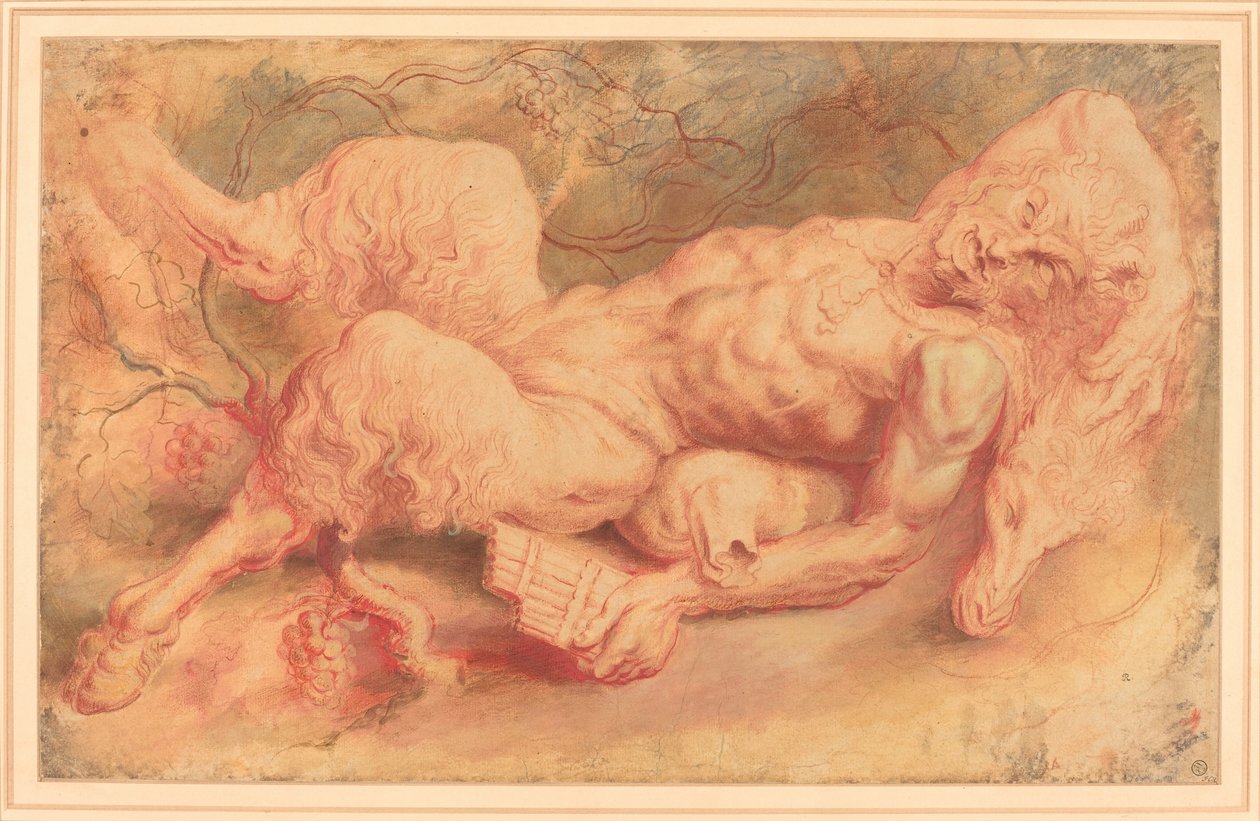 Pan reclinato da Sir Peter Paul Rubens