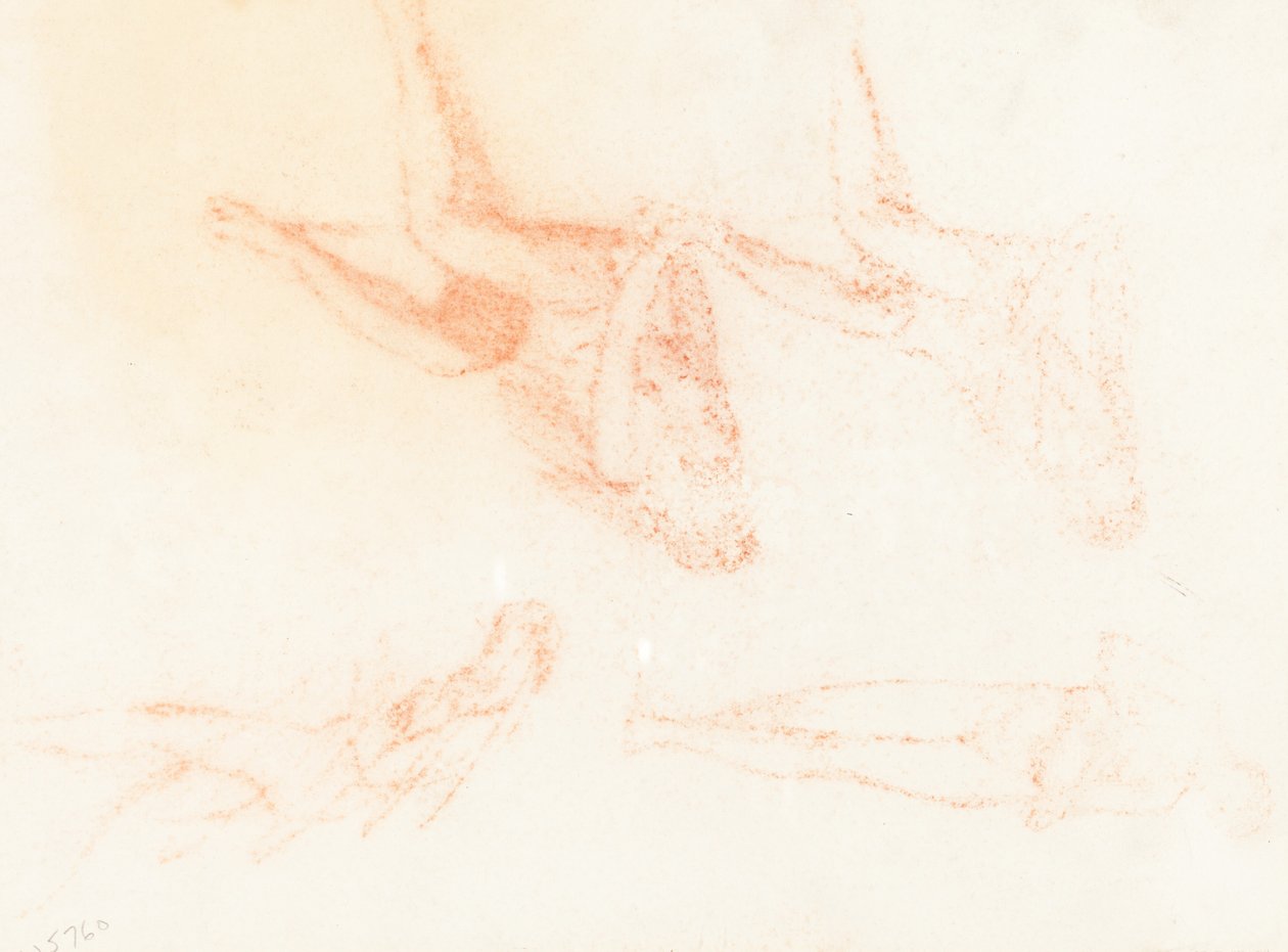 Studi per "Le vergini sagge e stolte" [recto] da Sir William Blake Richmond