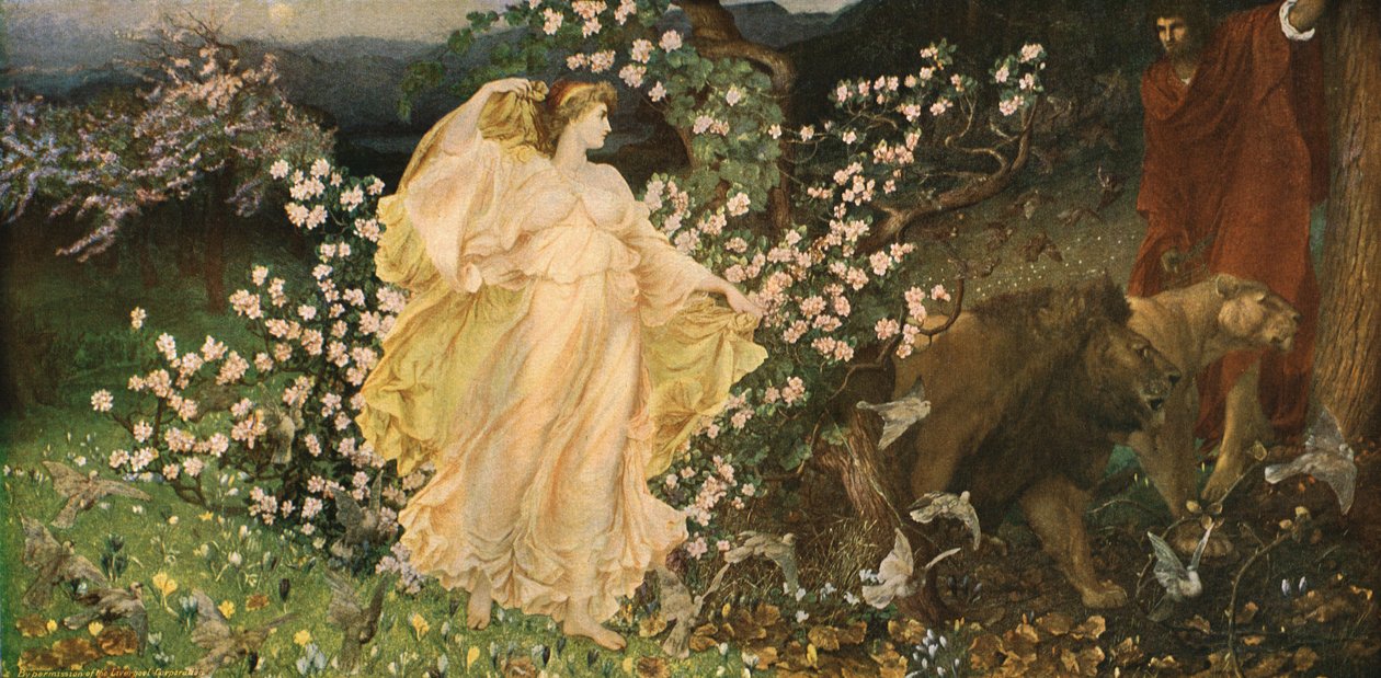 Venere e Anchise da Sir William Blake Richmond