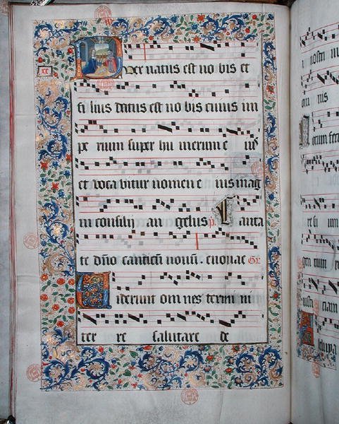 Temporal usato dalle Sorelle della Congregazione delle Carmelitane di Bruges, scritto da Suor Margarita Bruynewe da Sister Cornelia Wulfekkercke