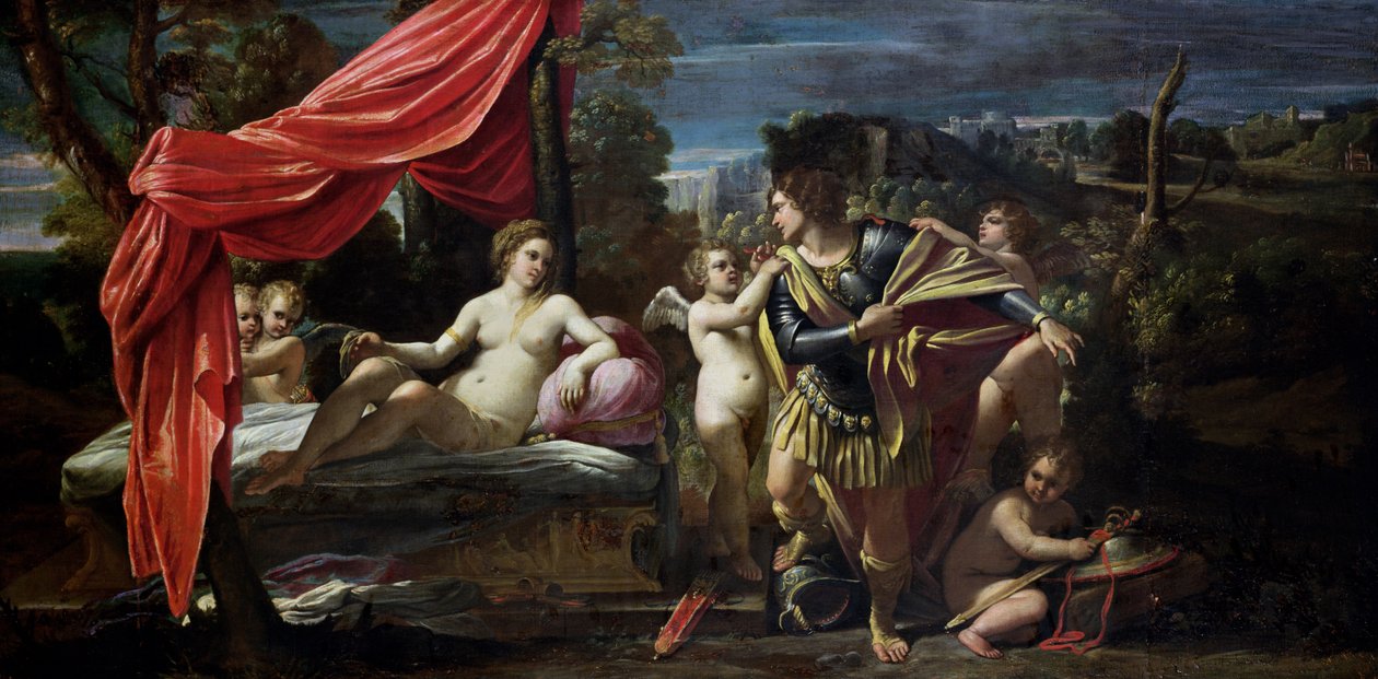 Marte e Venere, prima del 1620 da Sisto Badalocchio